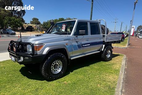 Silver 2020 Toyota Landcruiser Double Cab Chassis Gxl