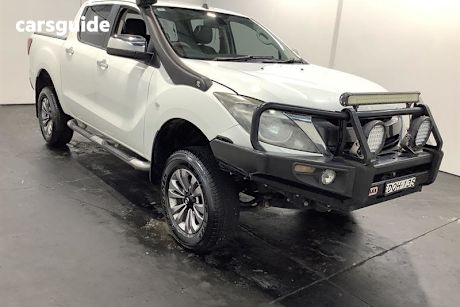 White 2017 Mazda BT-50 Dual Cab Utility Xtr (4X4)