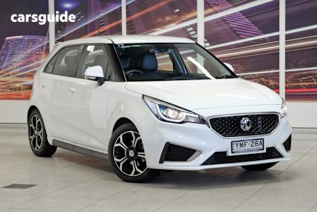 White 2022 MG MG3 Hatchback Excite (With Navigation)
