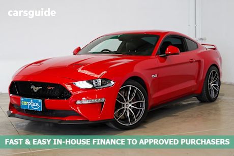 Red 2018 Ford Mustang Coupe Fastback Gt 5.0 V8
