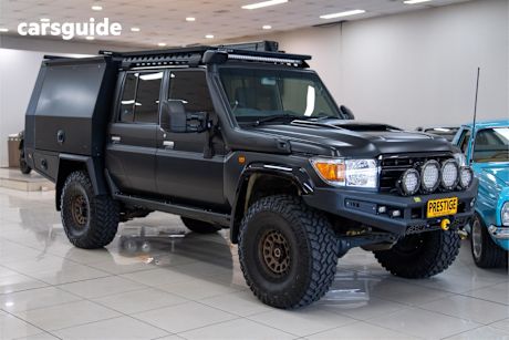 Grey 2022 Toyota Landcruiser Double Cab Chassis Gxl
