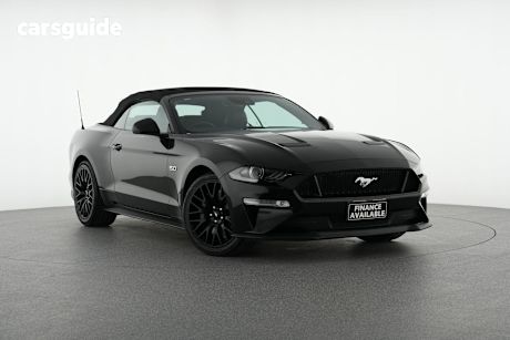 Black 2017 Ford Mustang Convertible Gt 5.0 V8