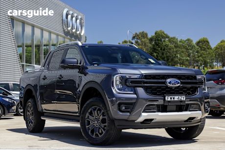 Grey 2024 Ford Ranger Double Cab Pick Up Wildtrak 3.0 (4X4)