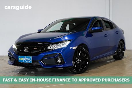 Blue 2020 Honda Civic Hatchback Rs