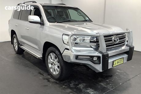 Silver 2016 Toyota Landcruiser Wagon Vx (4X4)