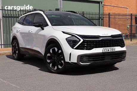 White 2022 Kia Sportage Wagon Gt-Line (Awd)