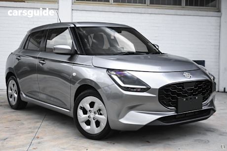Silver 2024 Suzuki Swift Hatchback Hybrid Plus