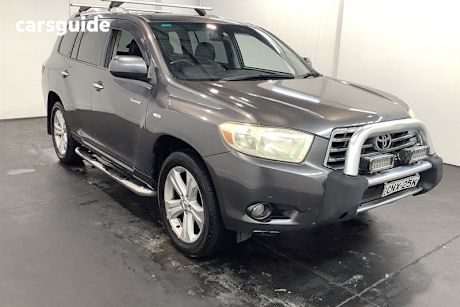 Grey 2010 Toyota Kluger Wagon Grande (4X4)