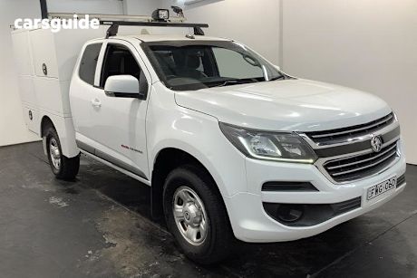 White 2017 Holden Colorado Space Cab Chassis Ls (4X4)