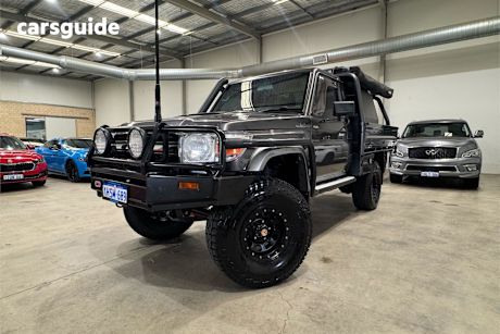 Grey 2016 Toyota Landcruiser Ute Tray GXL