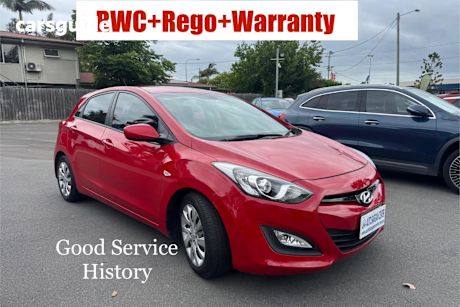 Red 2012 Hyundai I30 Hatchback Active 1.6 Crdi