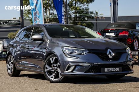 Grey 2018 Renault Megane Hatchback Gt 205