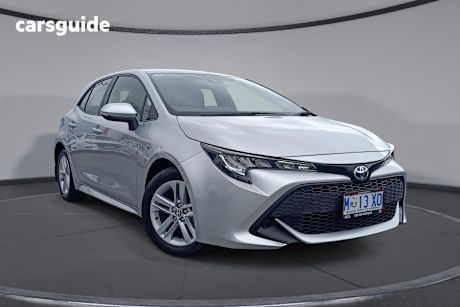 Silver 2022 Toyota Corolla Hatchback Ascent Sport Hybrid