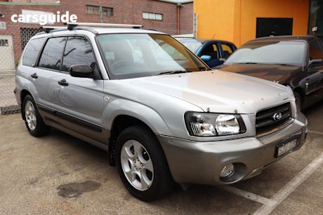 Silver 2004 Subaru Forester Wagon Xs