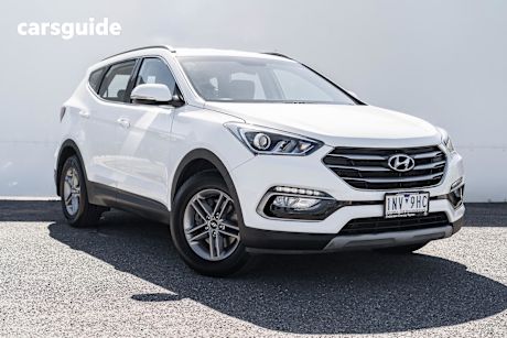 White 2018 Hyundai Santa FE Wagon Active Crdi (4X4)