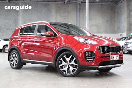Red 2016 Kia Sportage Wagon Gt-Line (Awd)