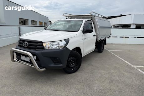 White 2023 Toyota Hilux Cab Chassis Workmate (4X2)