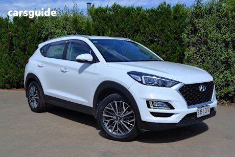 White 2020 Hyundai Tucson Wagon Active X (2Wd) Black Int