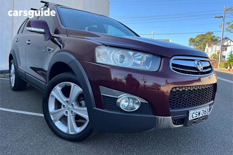 Red 2012 Holden Captiva Wagon 7 Lx (4X4)