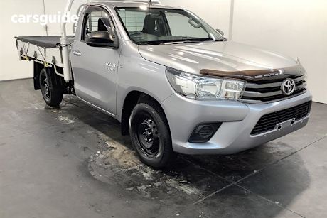 Silver 2017 Toyota Hilux Cab Chassis Sr