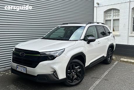 White 2025 Subaru Forester Wagon 2.5I Sport (Awd)