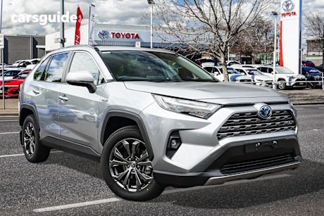 Silver 2022 Toyota RAV4 Wagon Gxl (2Wd) Hybrid