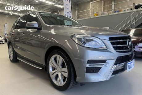 Silver 2015 Mercedes-Benz ML SUV ML350 BLUETEC 4X4