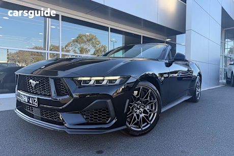 Black 2024 Ford Mustang Convertible Gt 5.0 V8