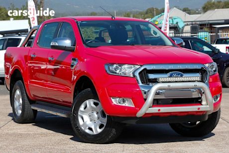 Red 2018 Ford Ranger Dual Cab Utility Xlt 3.2 (4X4)
