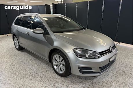 Silver 2014 Volkswagen Golf Wagon 90 Tsi Comfortline