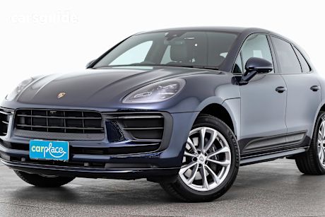 Blue 2022 Porsche Macan Wagon