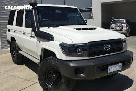 White 2021 Toyota Landcruiser Wagon Workmate
