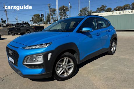 Blue 2019 Hyundai Kona Wagon Active (Fwd)