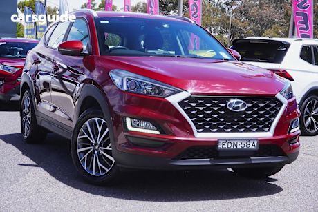 Red 2019 Hyundai Tucson Wagon Active X (Fwd)