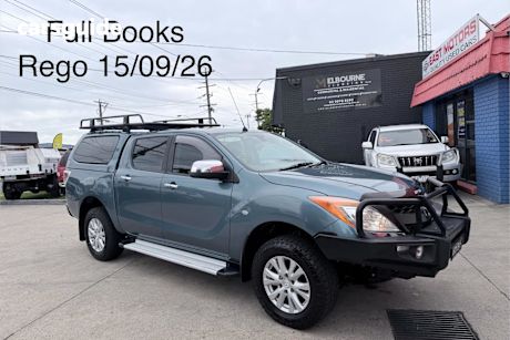 Blue 2015 Mazda BT-50 Dual Cab Utility Gt (4X4)