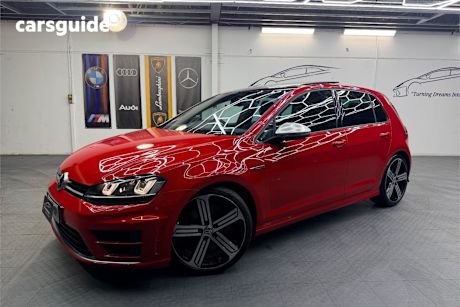 Red 2015 Volkswagen Golf Hatchback R
