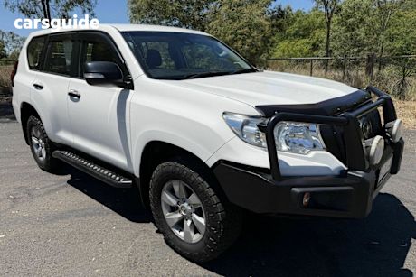 White 2019 Toyota Landcruiser Prado Wagon Gx (4X4)