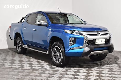 Blue 2020 Mitsubishi Triton Double Cab Pick Up Glx-R (4X4)