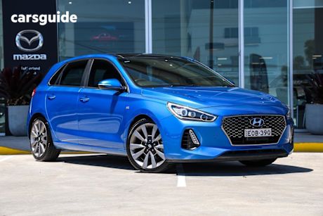 Blue 2017 Hyundai I30 Hatchback Sr Premium