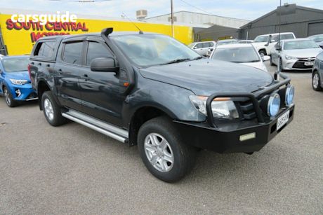 Silver 2012 Ford Ranger Crew Cab Pickup Xl 2.2 Hi-Rider (4X2)