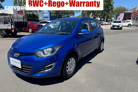 Blue 2014 Hyundai I20 Hatchback Active