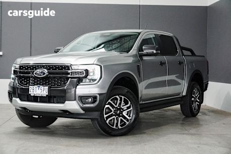 Silver 2025 Ford Ranger Double Cab Pick Up Sport 2.0 (4X4)