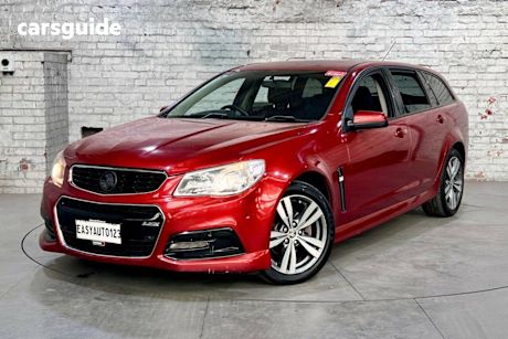 Red 2014 Holden Commodore Sportswagon Sv6
