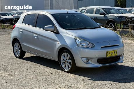 Silver 2013 Mitsubishi Mirage Hatchback Ls