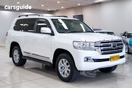 White 2020 Toyota Landcruiser Wagon Lc200 Sahara (4X4)