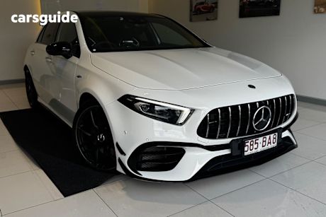White 2019 Mercedes-Benz A45 Hatchback S 4Matic