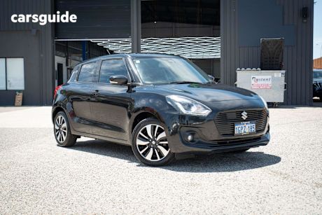 Black 2018 Suzuki Swift Hatchback Glx Turbo