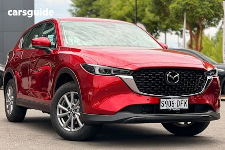 Red 2025 Mazda CX-5 Wagon G25 Maxx Sport (Fwd)