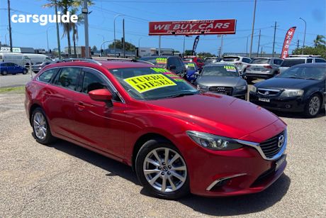 Red 2015 Mazda 6 Sedan Touring Safety