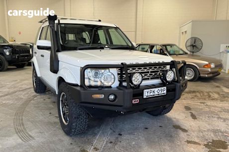 White 2010 Land Rover Discovery 4 Wagon 2.7 Tdv6